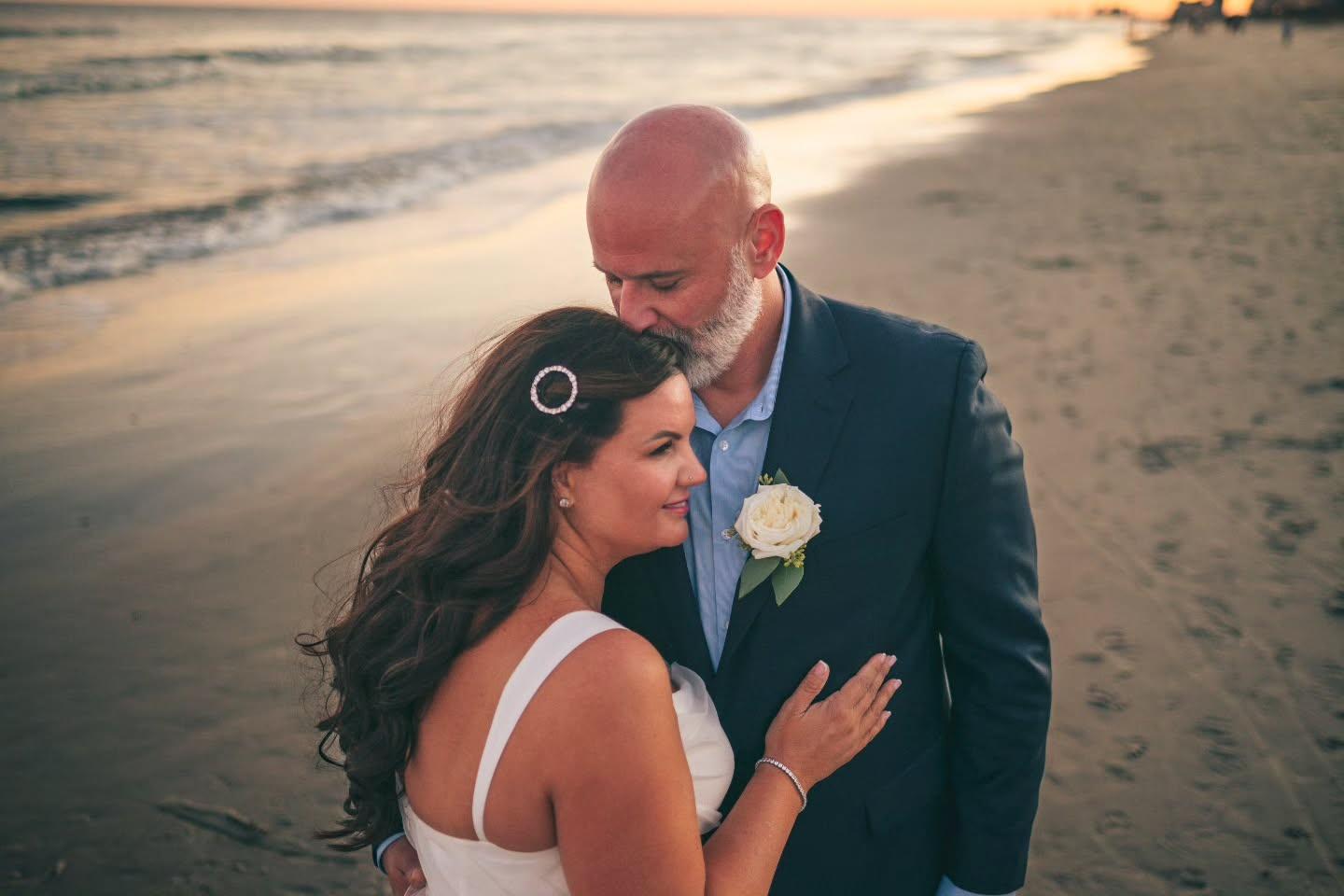 The Intimate Elopement of Sarah and Mike: A Sunset Love Story at Myrtle Beach