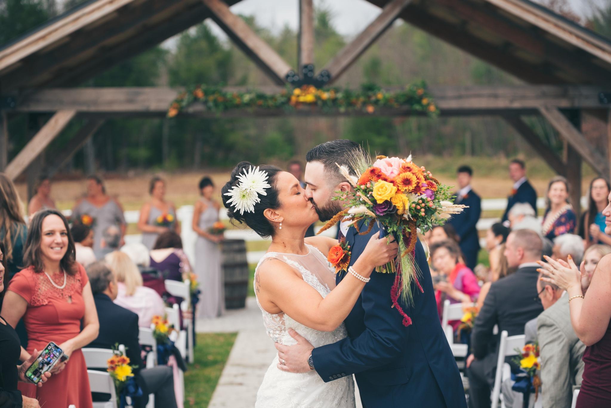 Rustic Wedding, The Barn at Bull Meadow in Concord, NH